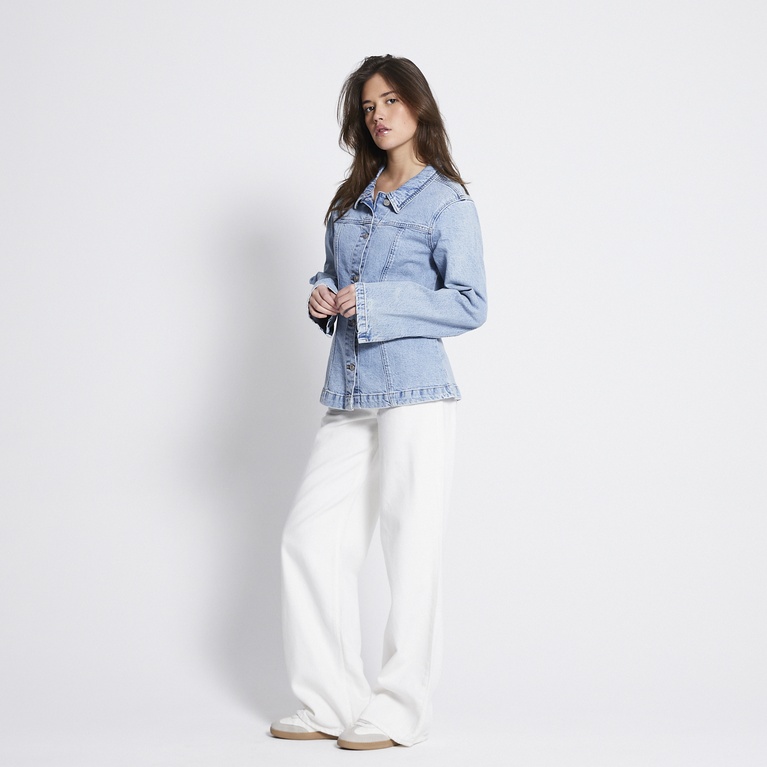 Fitted denim jacket "Form"" Light used